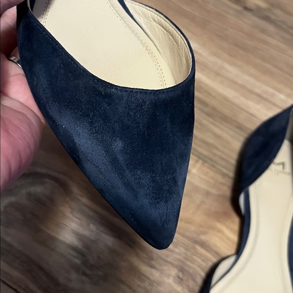 Marc Fisher Navy Suede Flats - Picture 8 of 8